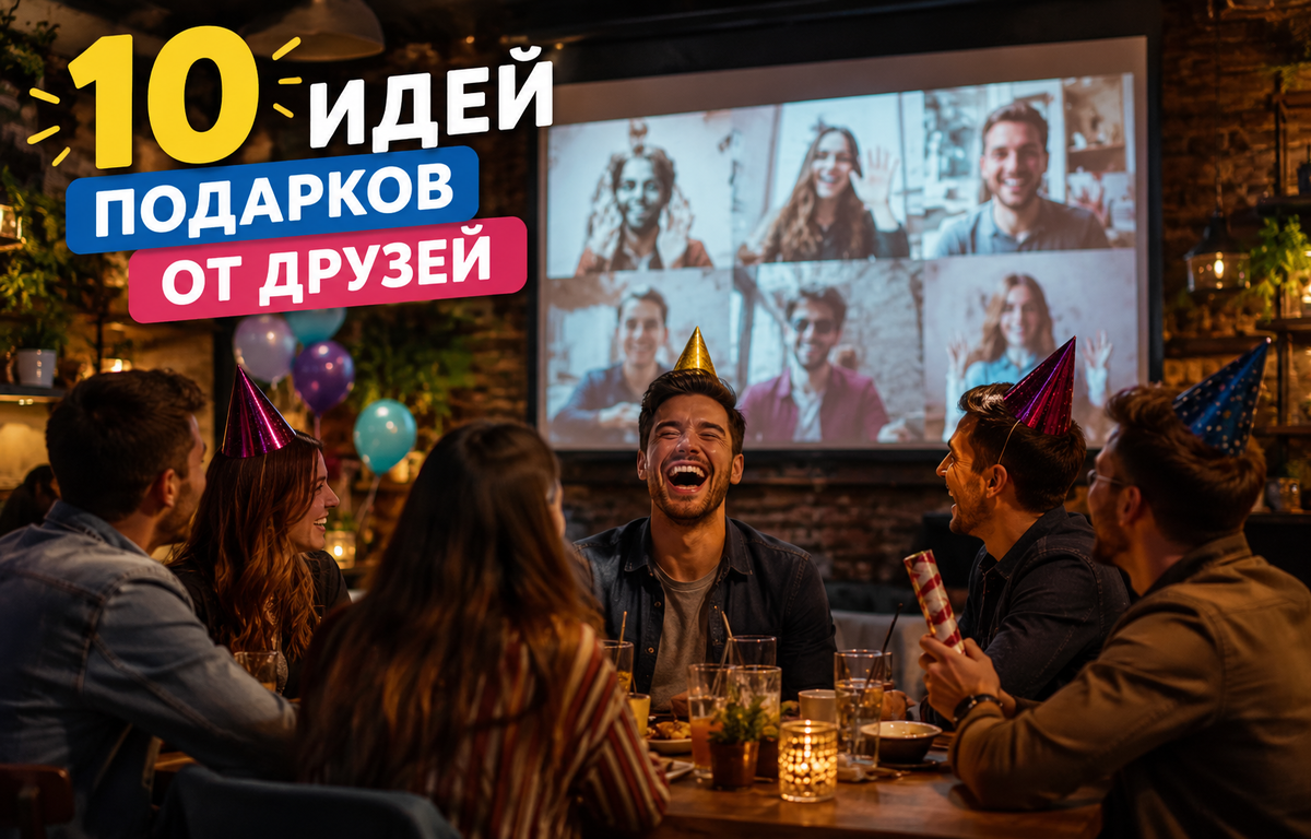 10 идей подарков от друзей с примерами. Что подарить от друзей