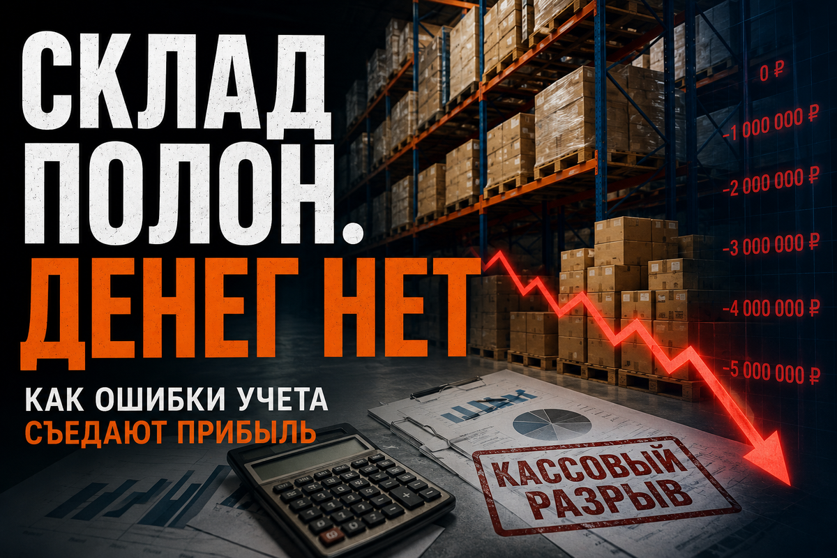 Складской учет — это не только задача кладовщика. Если остатки, себестоимость и отгрузки живут в разных данных, бизнес считает не прибыль, а красивую версию реальности.