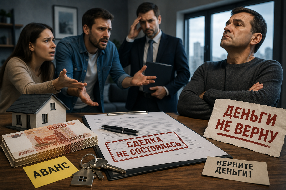Покупатель внёс аванс за квартиру, но сделка сорвалась. Обязан ли продавец вернуть деньги? Разбираем, чем аванс отличается от задатка, как составить претензию, когда идти в суд и какие формулировки в договоре могут стоить вам денег.