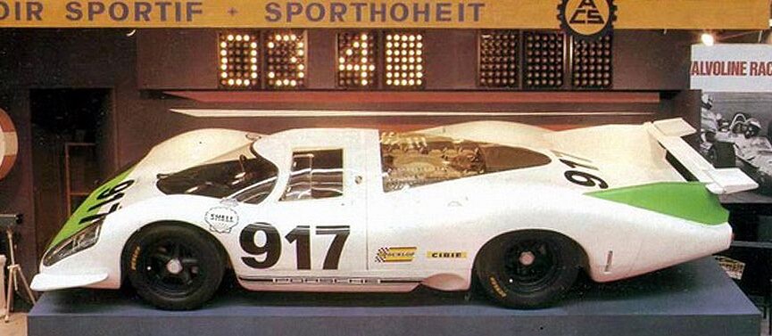 Porsche 917 на Женевском автосалоне 1969 года
(Источник: Porsche AG Archive / stuttcars.com)