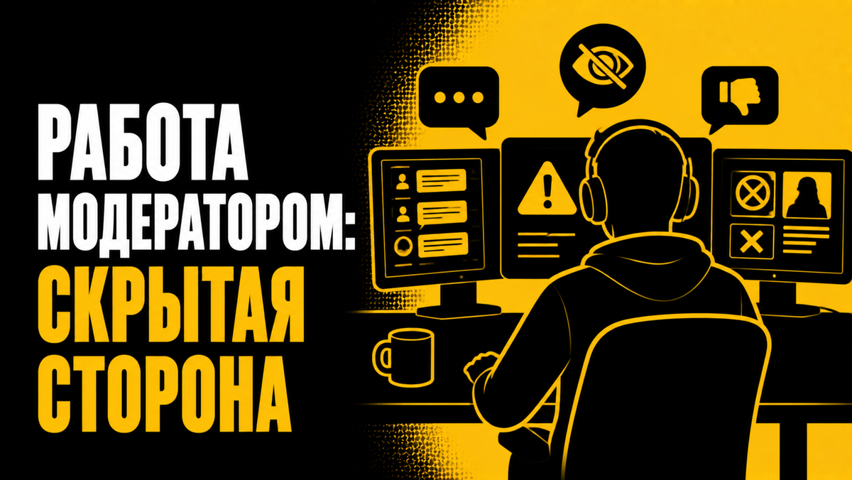 Работа модератором: скрытая сторона
