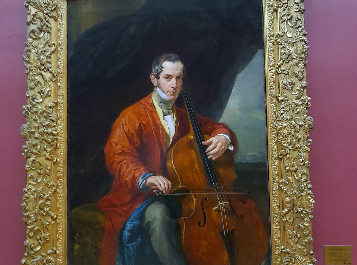 К.П. Брюллов "Портрет М.Ю. Вильегорского" (1828 г.). Фото автора