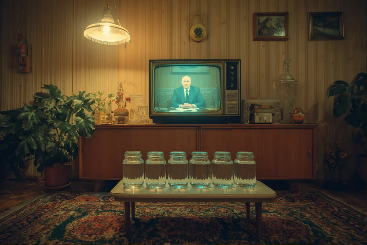 Телевизор, банки с водой и смутный силуэт целителя. СССР, конец 1980-х. Кашпировский и Чумак собирали у экранов миллионы. Шарлатаны или гении? Разбираем феномен массового гипноза. 📺