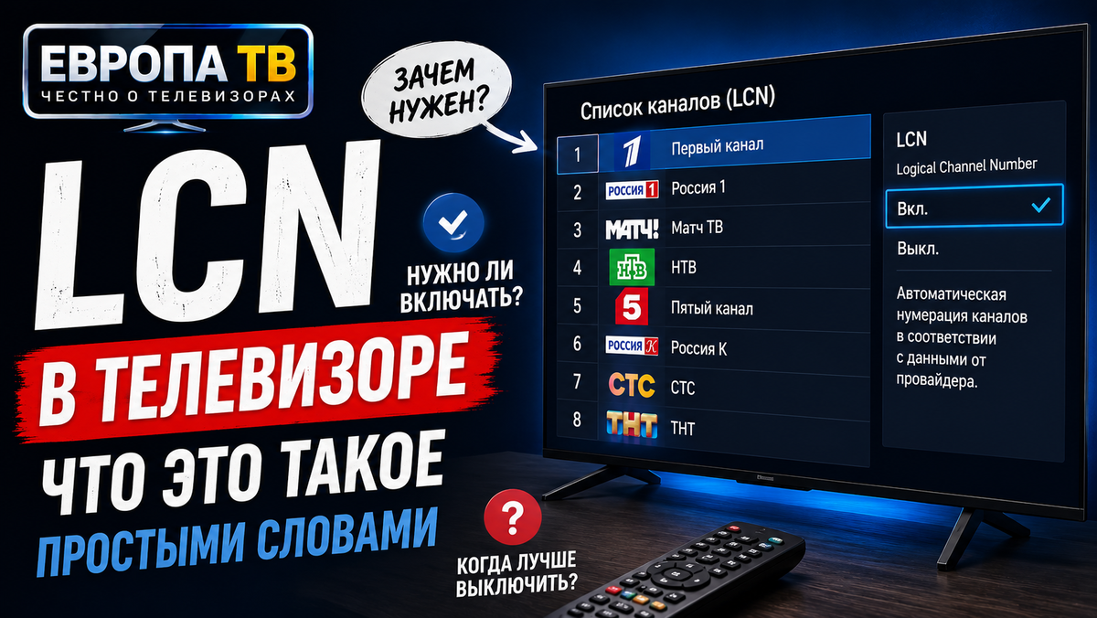 LCN в телевизоре — что это такое