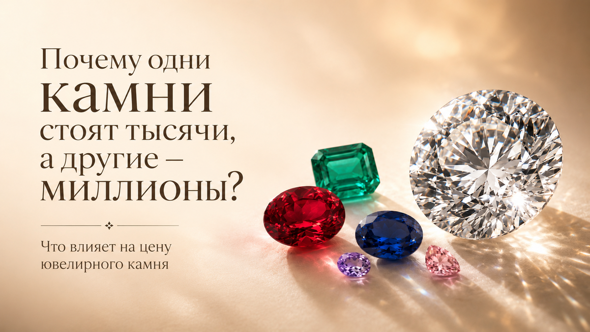 Почему одни камни стоят тысячи, а другие миллионы: что влияет на цену ювелирного камня