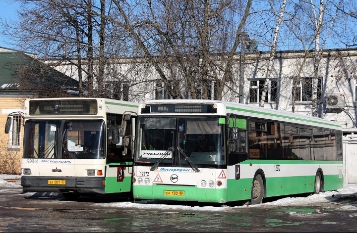 Автобусы 12-того АТП на улице Губайлово. Отсюда: ,,fotobus.msk.ru" . 
