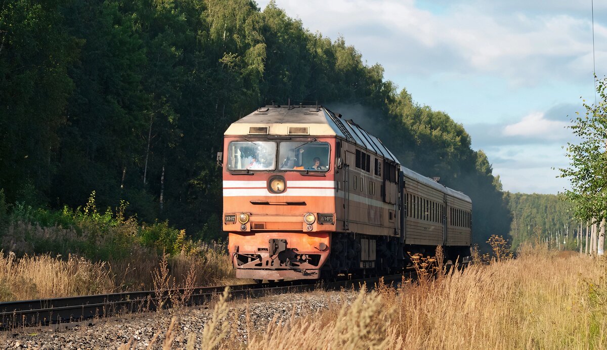 ТЭП70-0122. Россия, Костромская область, перегон Кострома-Новая - Сендега. Автор: URAGAN. Дата: 23 августа 2015 г.