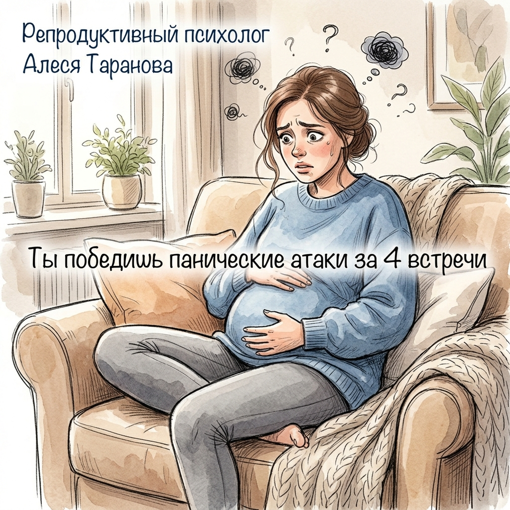 Как победить панические атаки за 4 встречи: программа для беременных женщин!