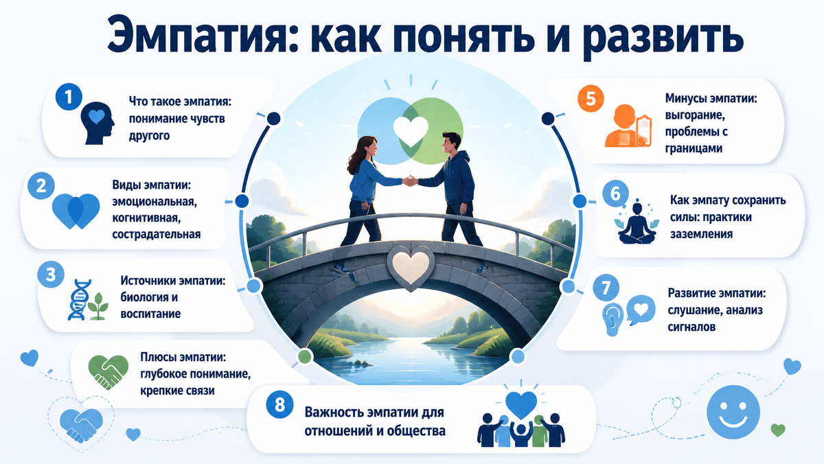 Эмпатия: как понять и развить  📷
