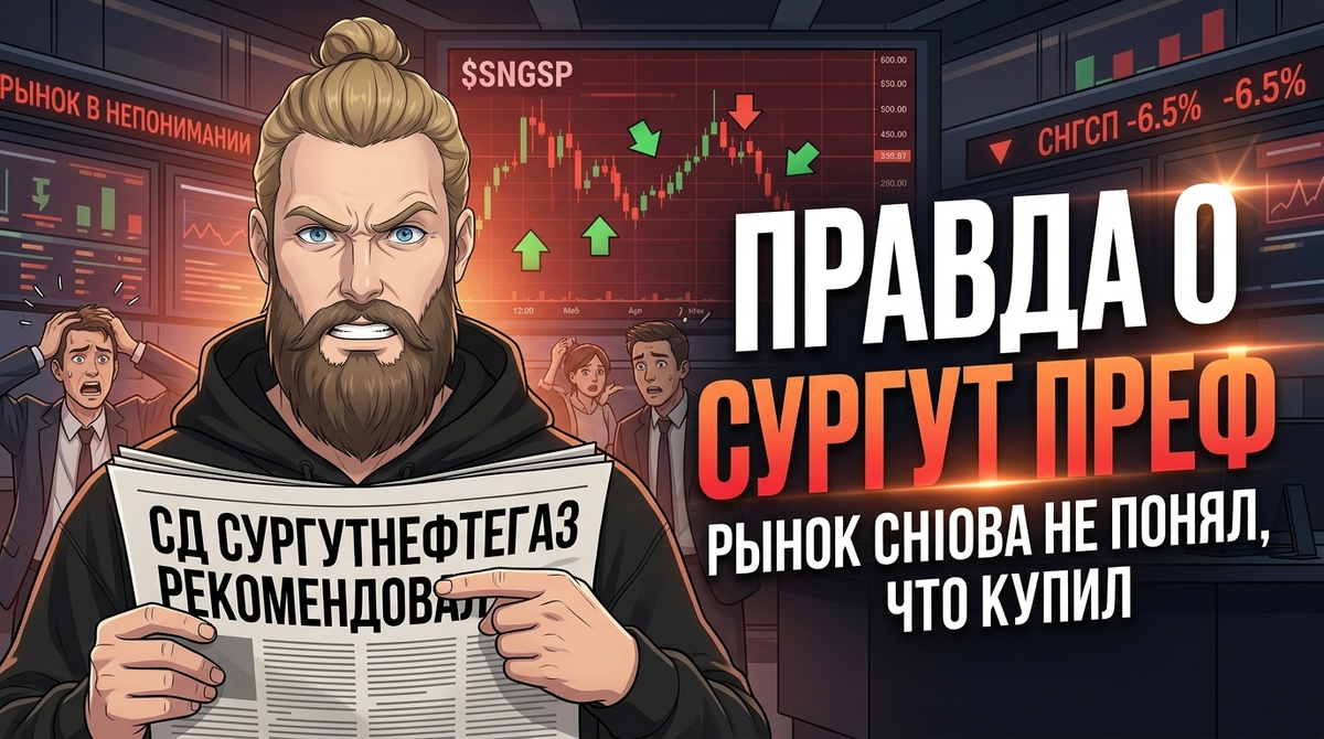Почему Сургутнефтегаз упал на 4% после объявления дивидендов - и почему я не продал