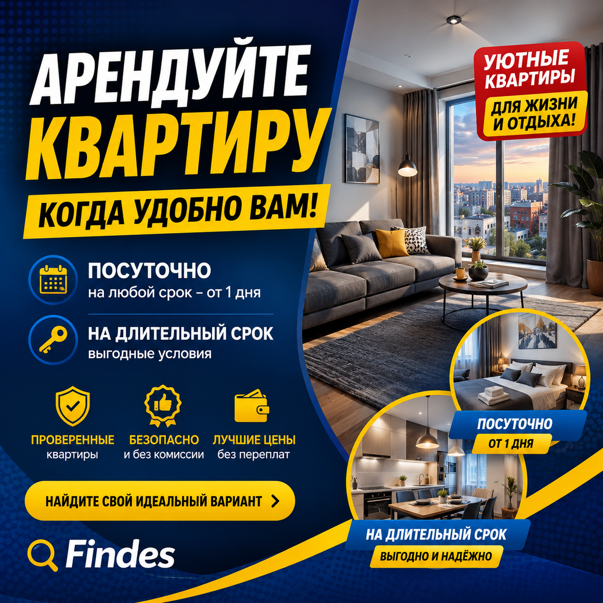 Findes - сервис бесплатных объявлений 2026 года
