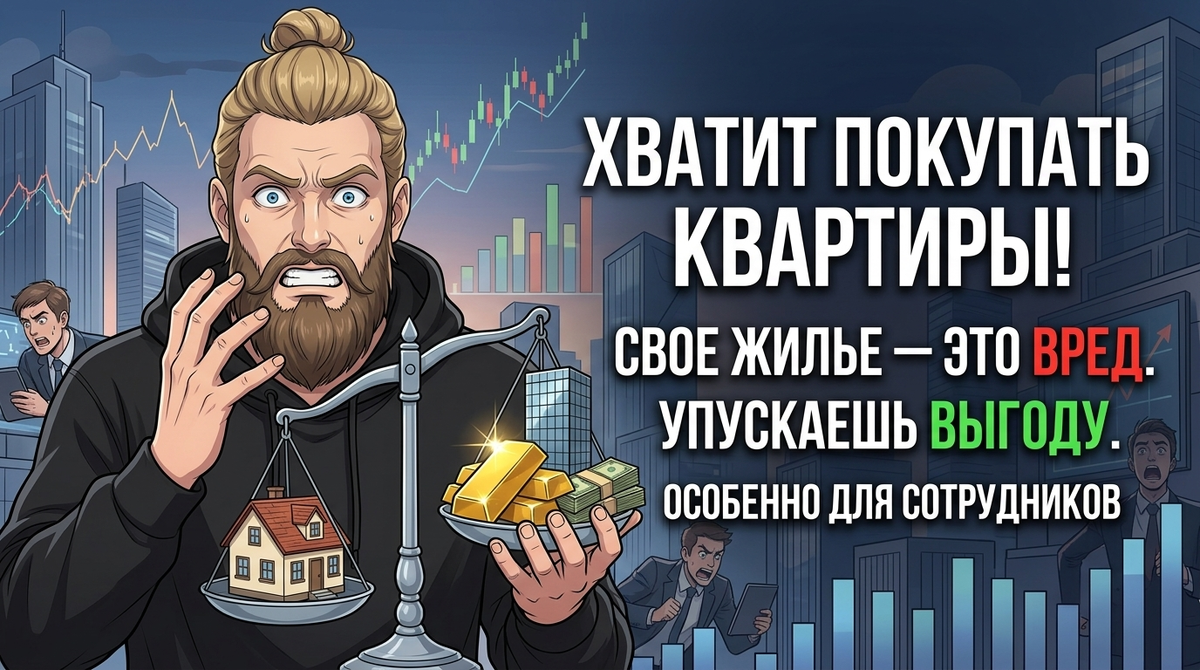 Жить в своём жилье — это ошибка. Почему наёмным сотрудникам стоит рассмотреть альтернативы?