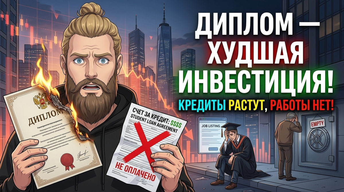 Диплом – худшая инвестиция на рынке труда. Почему родители продолжают тратить деньги на высшее образование?