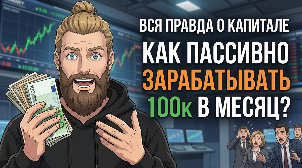 Сколько капитала нужно для пассивного дохода в 100 тысяч рублей в месяц