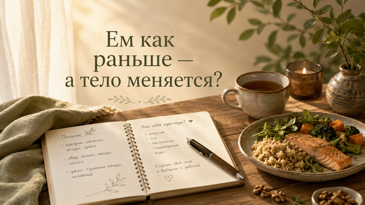 Ем вроде как раньше, а тело меняется. Почему вес не всегда связан только с «лишним кусочком» 