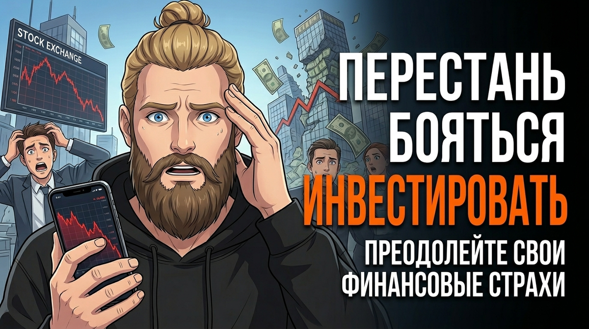 Почему люди боятся инвестировать? 5 шагов, которые помогут преодолеть страх и начать зарабатывать