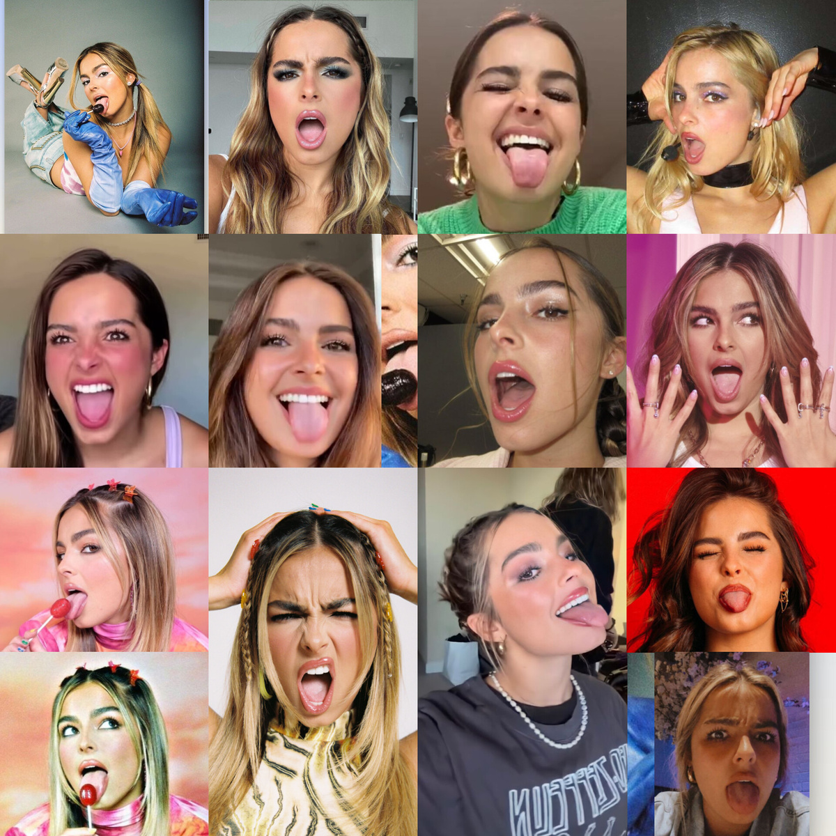 Addison Rae Tongue Mouth Open 