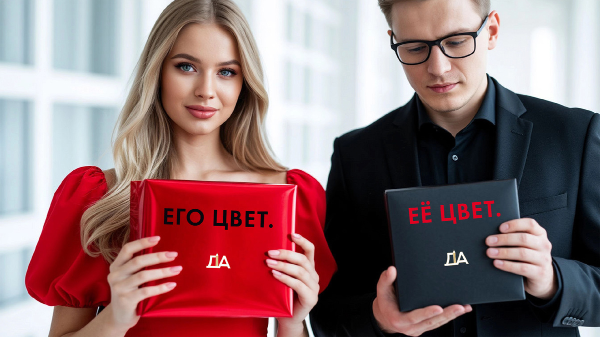 Его цвет. Её цвет. Наш дизайн.