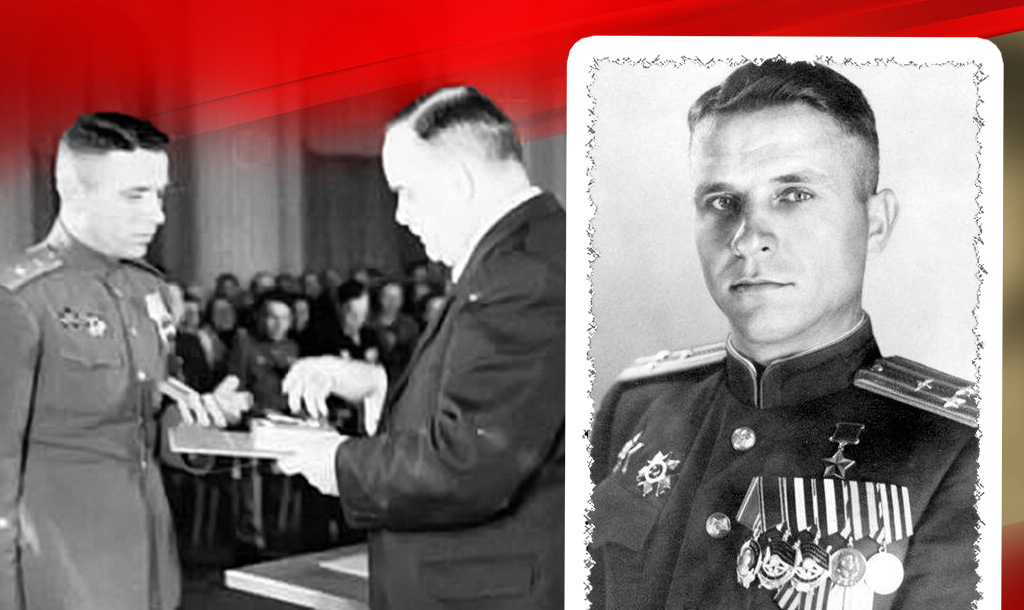 И.Т.Иващенко получает орден Ленина и Золотую Звезду Героя из рук Н. М. Шверника / Иващенко Иван Тимофеевич