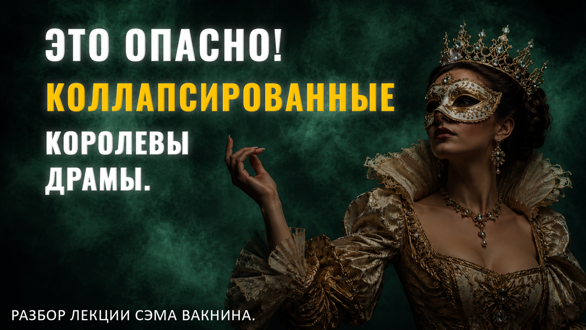 ЭТО ОПАСНО! КОЛЛАПСИРОВАННЫЕ КОРОЛЕВЫ ДРАМЫ.