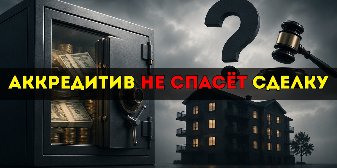 Аккредитив не спасёт, если сделку отменят: главная ошибка покупателей жилья