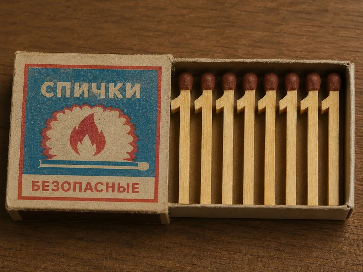 Важно: "Спички детям не игрушка!"