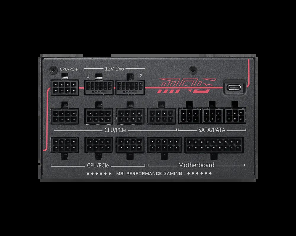    MSI представила 1600-ваттный БП с двумя портами 12V-2x6 и защитой видеокарты
