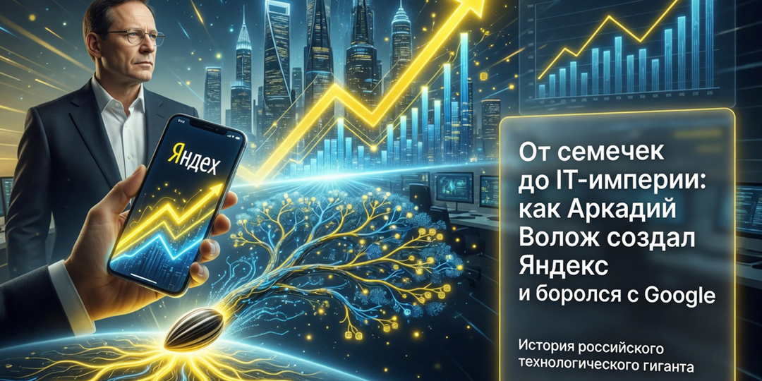 От семечек до IT-империи: как Аркадий Волож создал Яндекс и боролся с Google