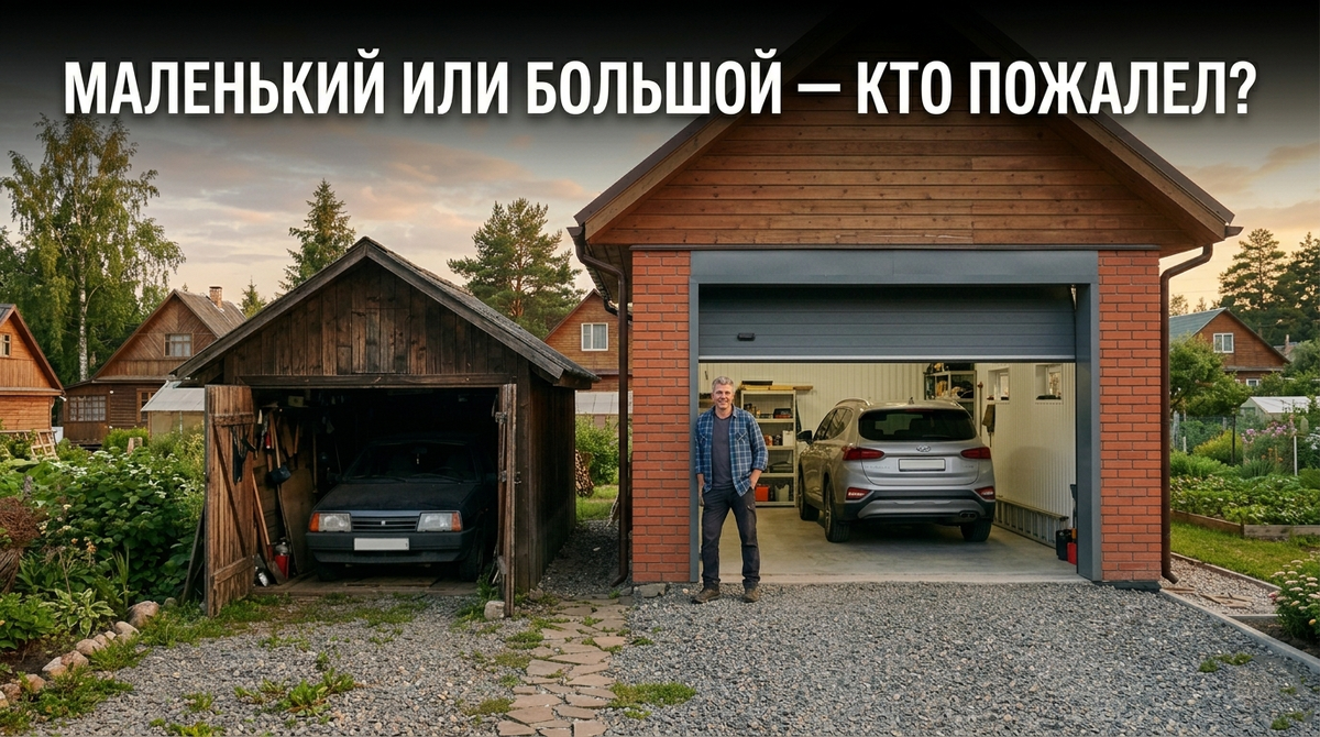 Как выбрать размер гаража