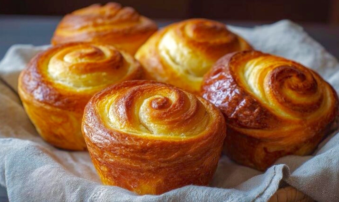 Школьные плюшки с сахаром.