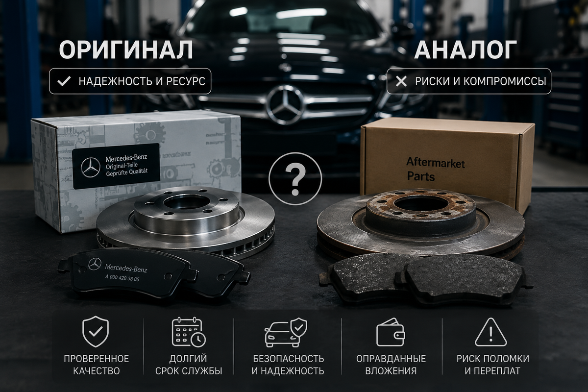 Какие запчасти выбрать на Мерседес?