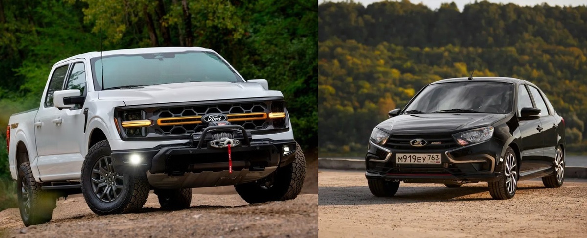 Самый продаваемые автомобили в США и в России – Ford F-Series и Лада в топовой комплектации Спорт