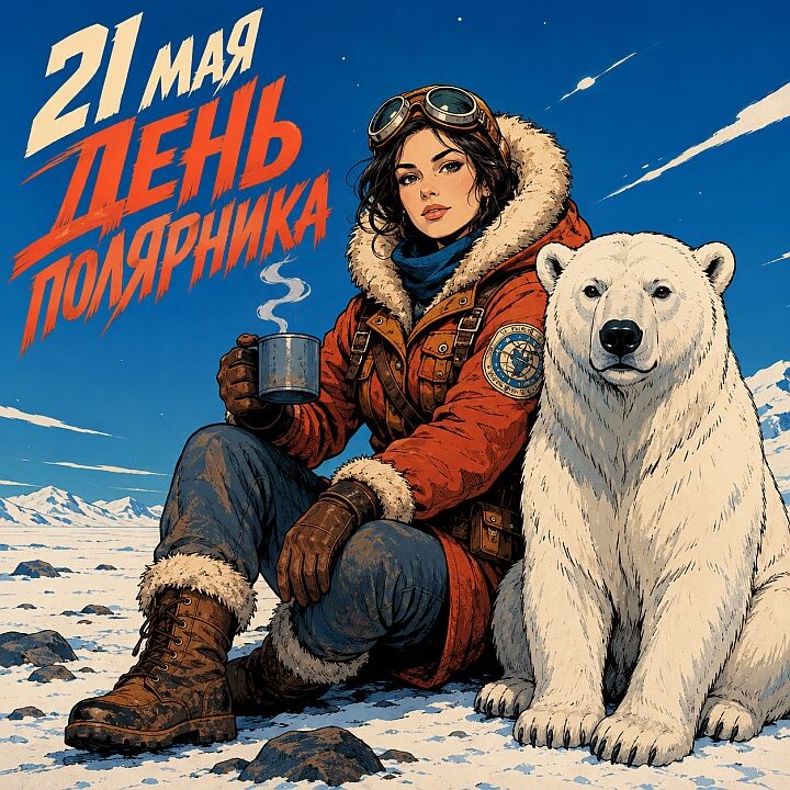21 мая - День полярника! podarokplus.ru