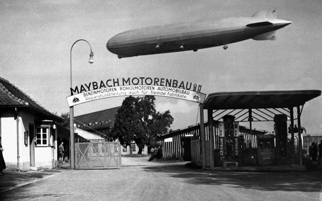 Проходная завода Motorenbau GmbH, где собирали двигатели для дирижаблей