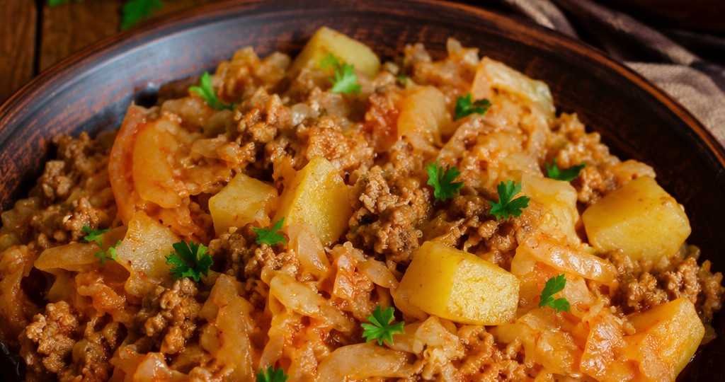 Тушеная капуста с фаршем и картошкой на каждый день: сытный ужин из простых продуктов
