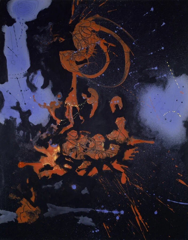 Джексон Поллок "Электрическая ночь" (1946)