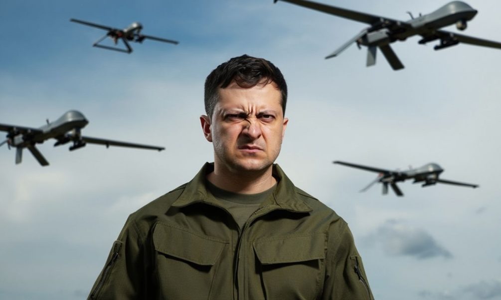   Зеленский хочет втянуть Европу в войну. Иллюстрация: "Блокнот"