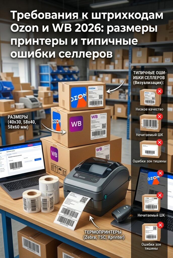    Маркировка товаров для Wildberries и Ozon: как избежать штрафов селлеров в 2026 году Ксения Курьякова