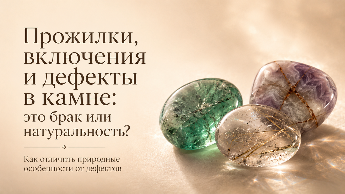 Прожилки, включения и дефекты в камне: это брак и/или натуральность?