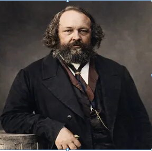 Михаил Бакунин. Крупнейший теоретик анархизма. В 1871 г. не смотря на болезнь, лично создавал Коммуну в Лионе. А Маркс и Энгельс сидели в Лондоне и всех учили революции! 