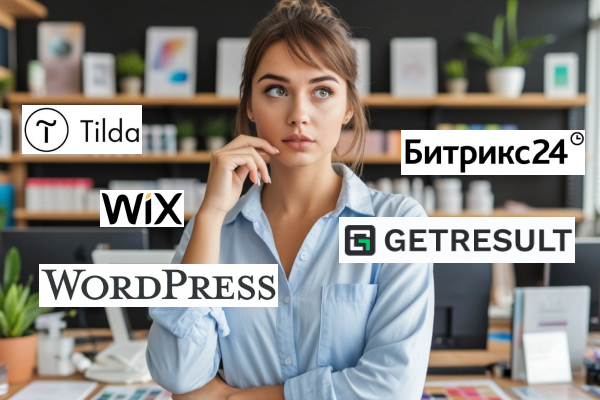 Какой конструктор сайтов выбрать: Tilda, Wix, Bitrix, WordPress или GetResult