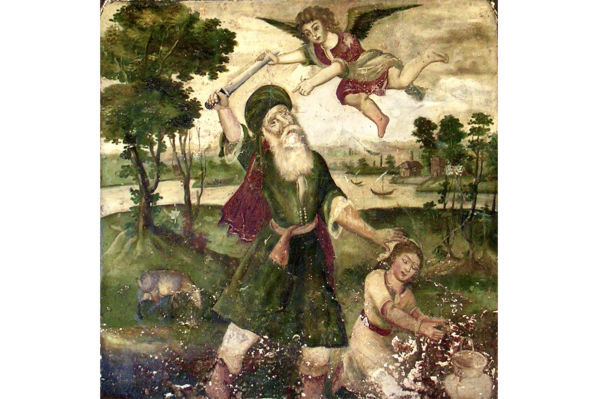 CC BY-SA 3.0 / Evgenia Kononova / Public Domain / Wikimedia Commons📷На фреске в музея Хафт Танан в Ширазе изображен сюжет из Корана: пророк Ибрахим собирается принести в жертву собственного сына