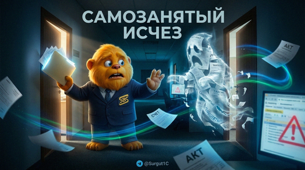    Как работа с самозанятыми обернулась головной болью для бизнеса и как избежать рисков с 1С:Статус самозанятого Команда СБС