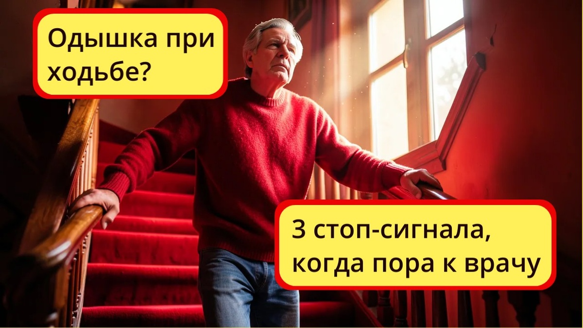 На лестнице перехватывает дыхание