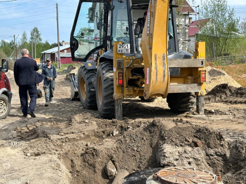    Систему водоснабжения в Пряже ремонтируют в кредитАдминистрация Пряжинского района