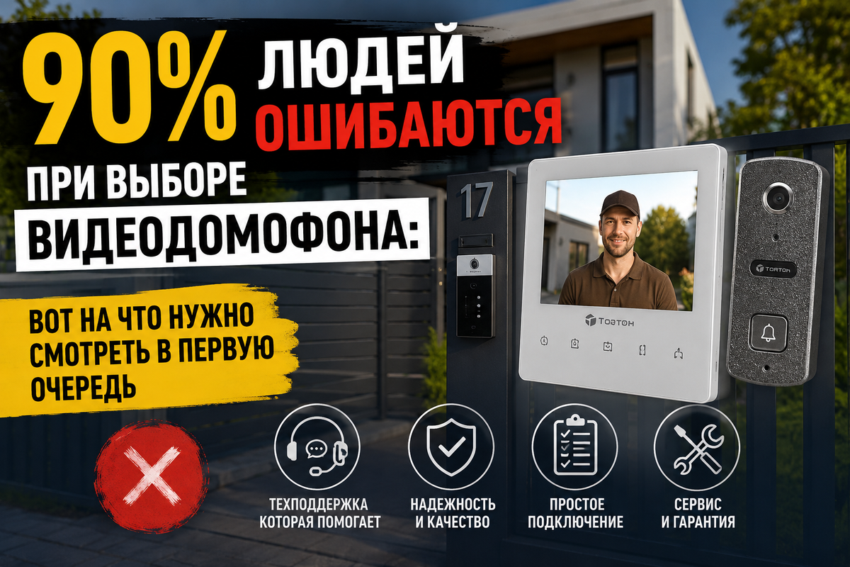 Как выбрать видеодомофон для частного дома