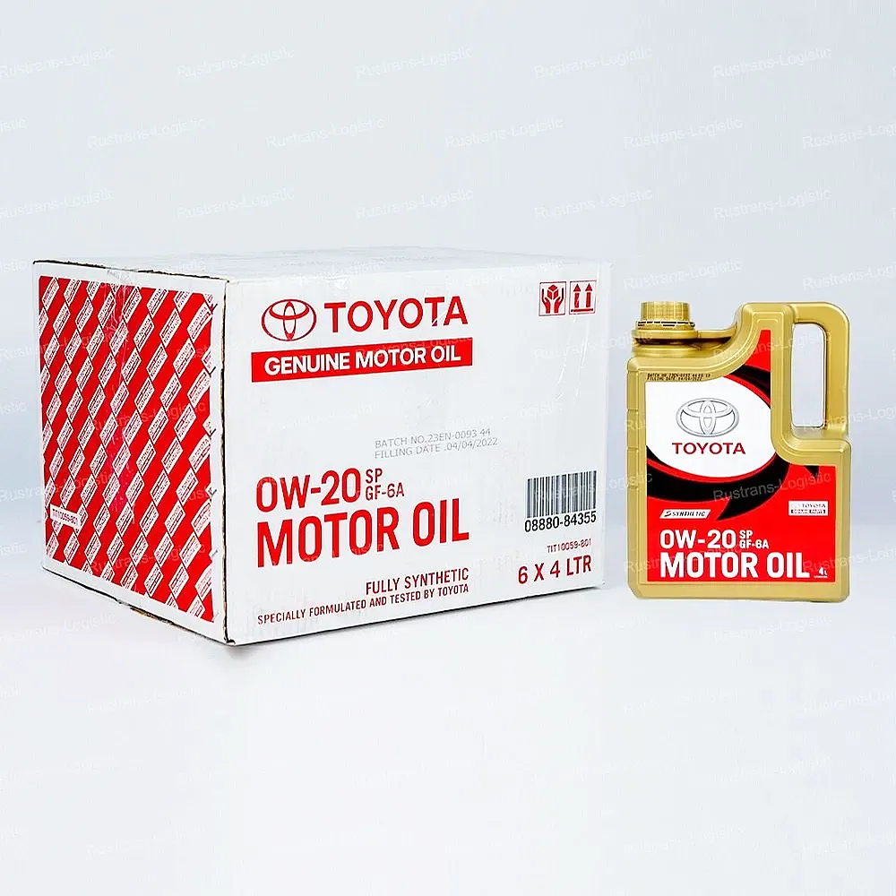  Оригинальное синтетическое масло Toyota SP 0W-20 для современных бензиновых и гибридных двигателей