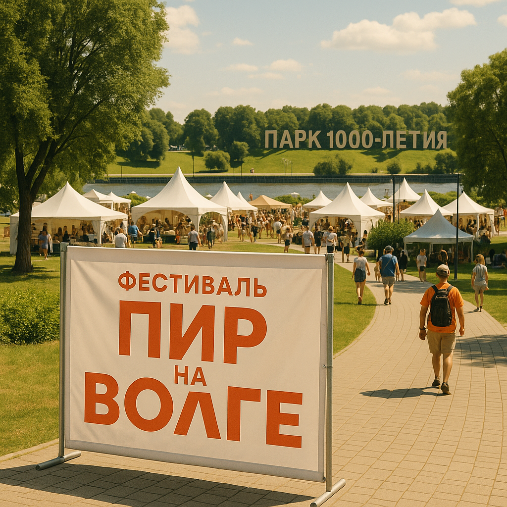    «Пир на Волге» временно переезжает в Парк 1000-летия