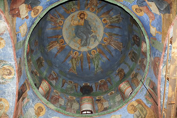 Мирожский монастырь, Спасо-Преображенский собор. Псков.