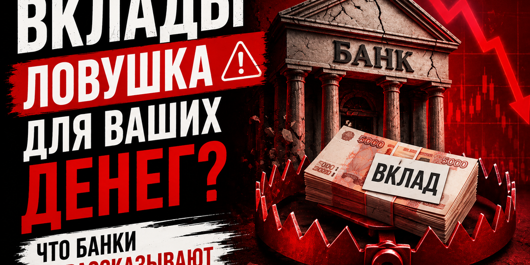 💸 Вклады — ловушка для бедных? Что банки не рассказывают о ваших сбережениях